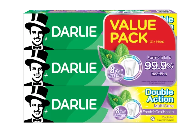 Darlie Double Action Toothpaste 3x140g Value Pack - TC Import & Export ...