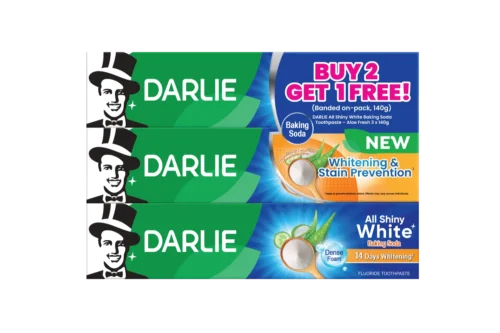 Darlie All Shiny White Toothpaste 3x140g