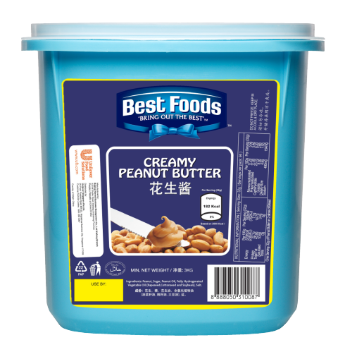 Best Foods Peanut Butter Creamy 3Kg