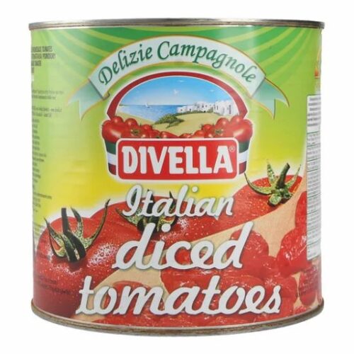 DIVELLA A10 CHOPPED TOMATO 2.5KG