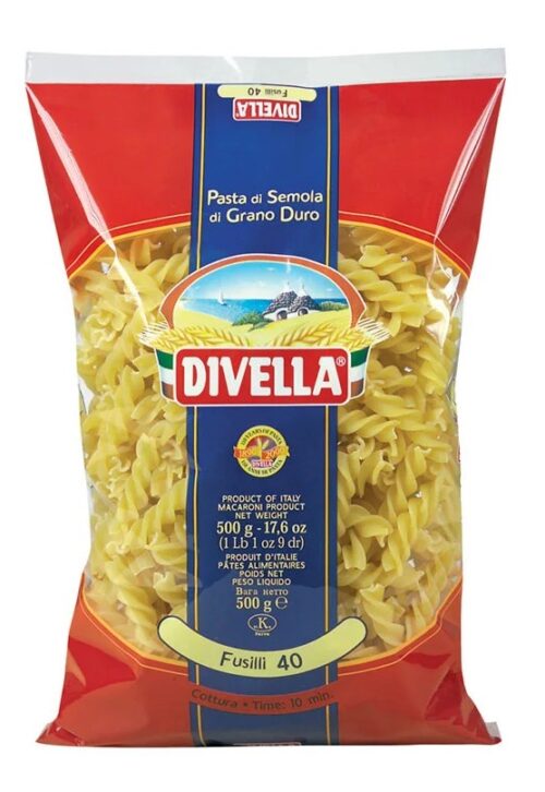 DIVELLA FUSILLI (SPIRAL)PLAIN #40 500G