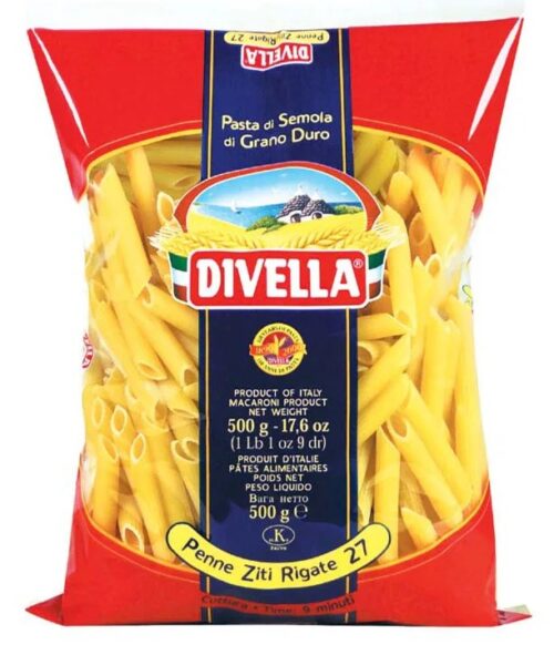 DIVELLA PENNE ZITI RIGATE #27 500G