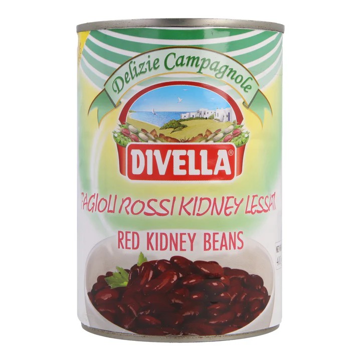 DIVELLA RED KIDNEY BEANS 400G