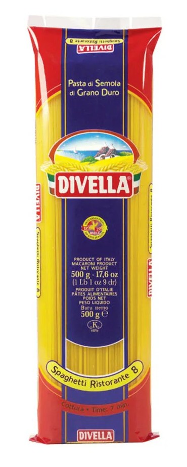DIVELLA SPAGHETTI #8 500G