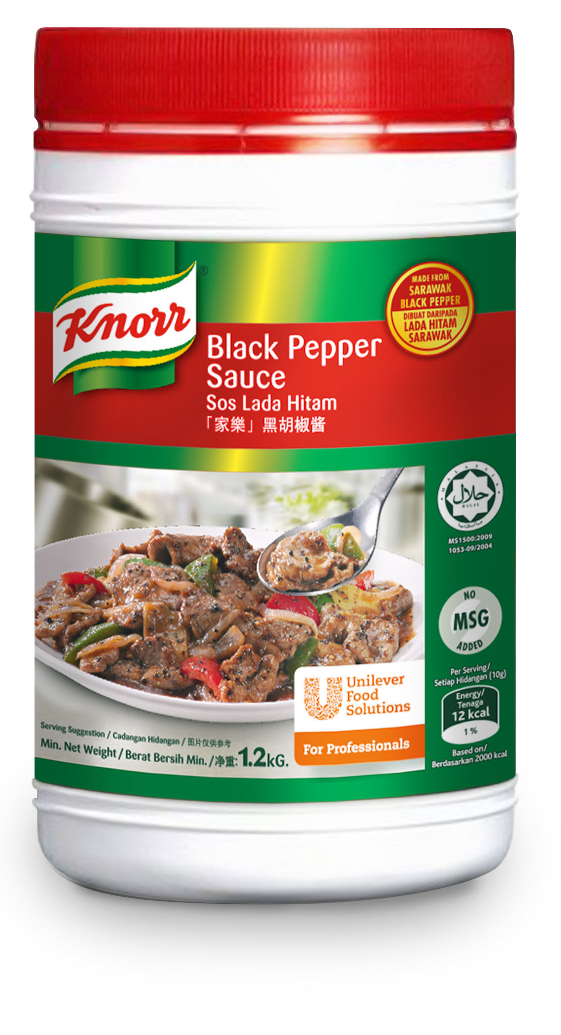 Knorr Black Pepper Sauce 1.2Kg