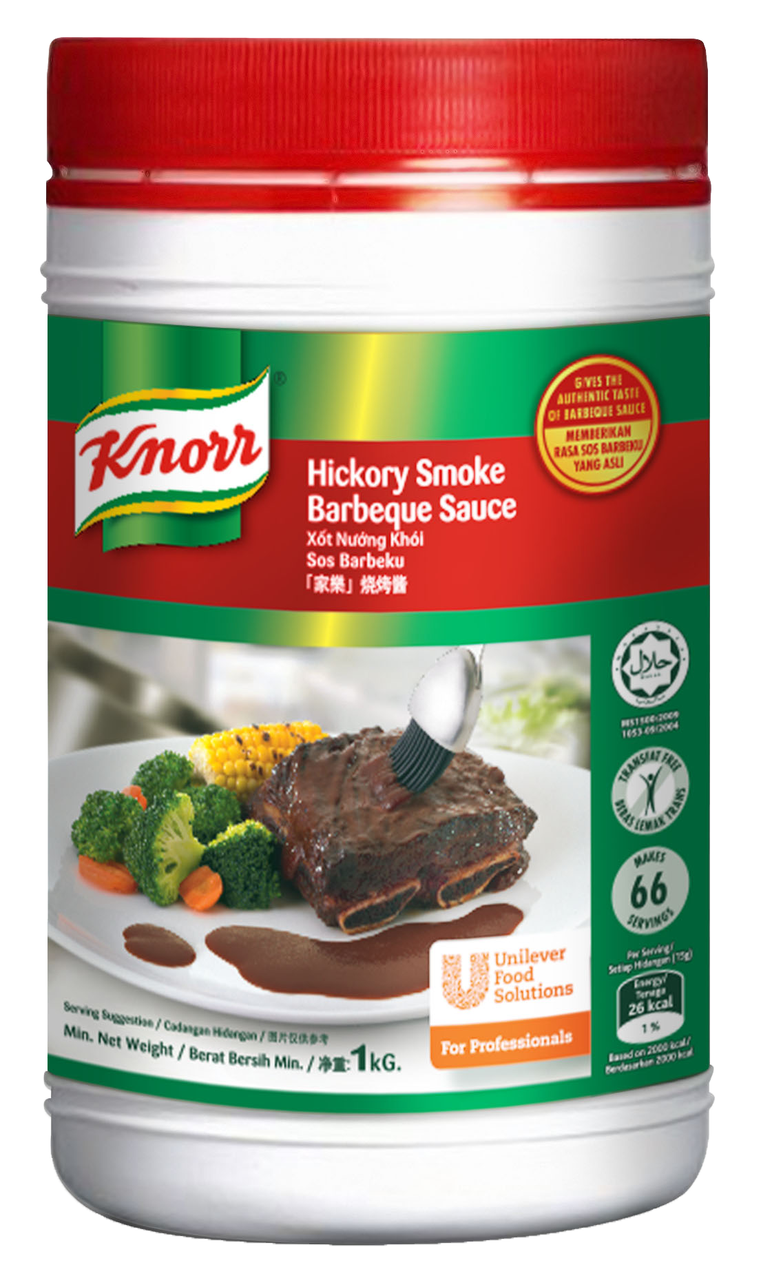 Knorr Hickory Smoke BBQ Sauce 1Kg