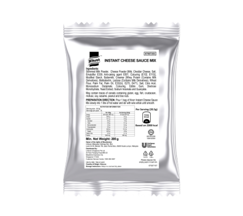 Knorr Instant Cheese Sauce Mix 205G