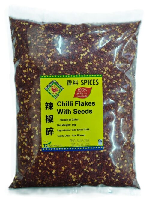 Rooster & Torch Chilli Flakes With Seeds